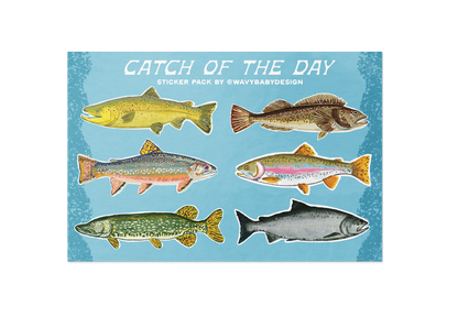 CATCH OF THE DAY Sticker Sheet
