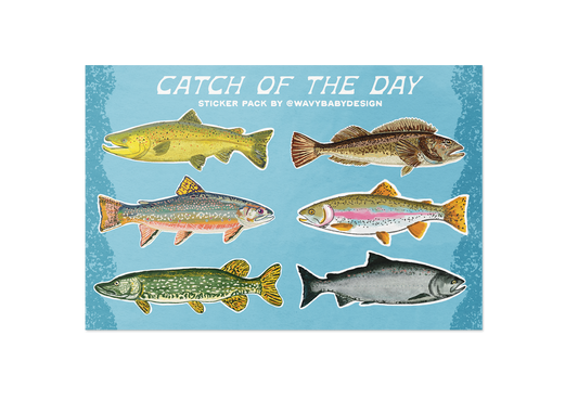 CATCH OF THE DAY Sticker Sheet