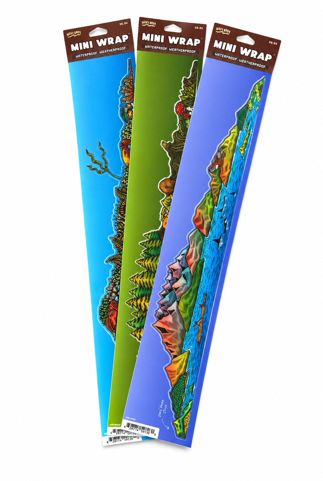 Islands Landscape Sticker (11” x 2”)