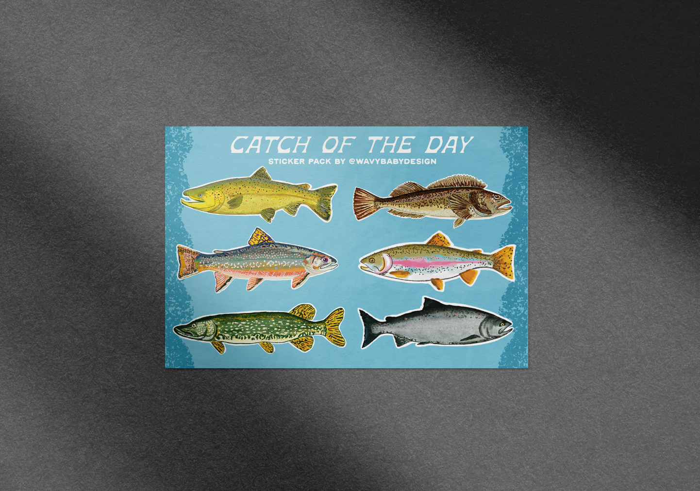CATCH OF THE DAY Sticker Sheet
