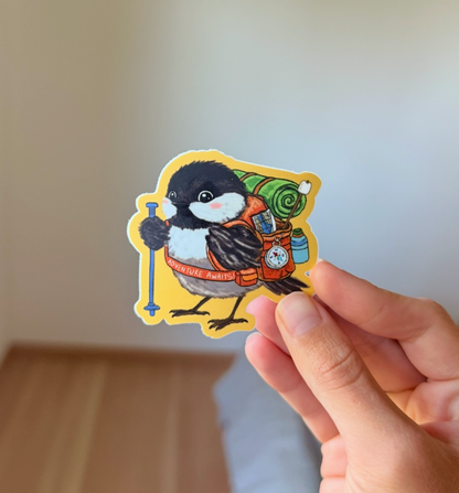 Adventure Awaits Hiking Bird
