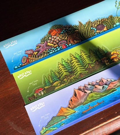 Islands Landscape Sticker (11” x 2”)