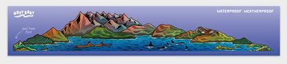 Islands Landscape Sticker (11” x 2”)