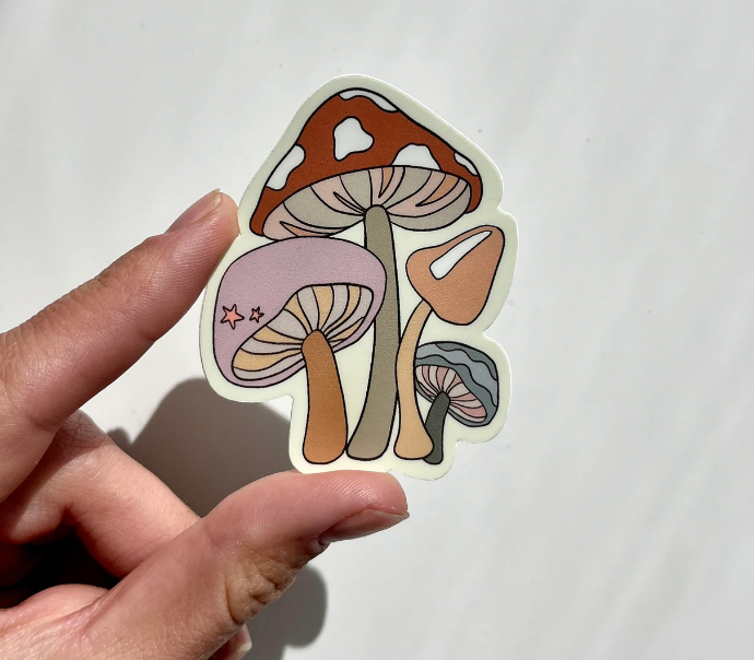 Pastel Mushrooms