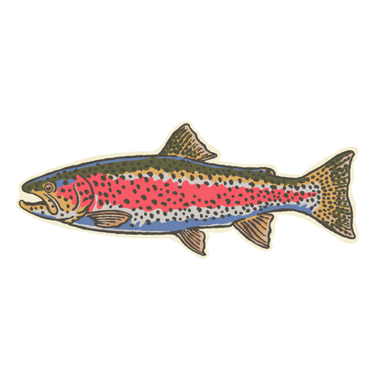 Retro Rainbow Trout
