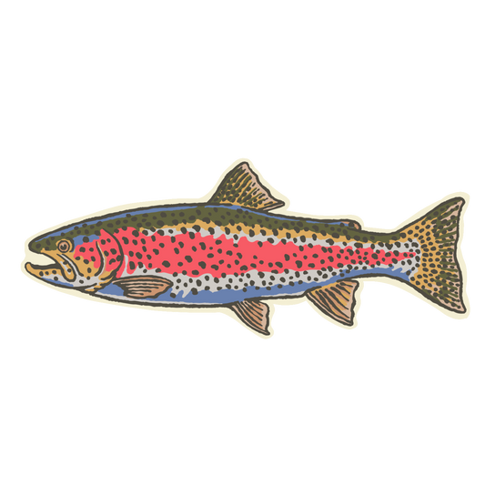 Retro Rainbow Trout