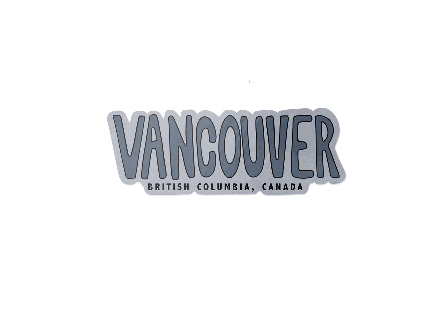 Vancouver Text - BLUE