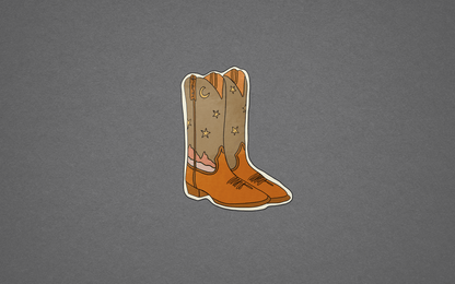 BROWN Cowboy Boot - "Dusty Boots"