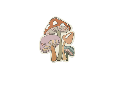 Pastel Mushrooms