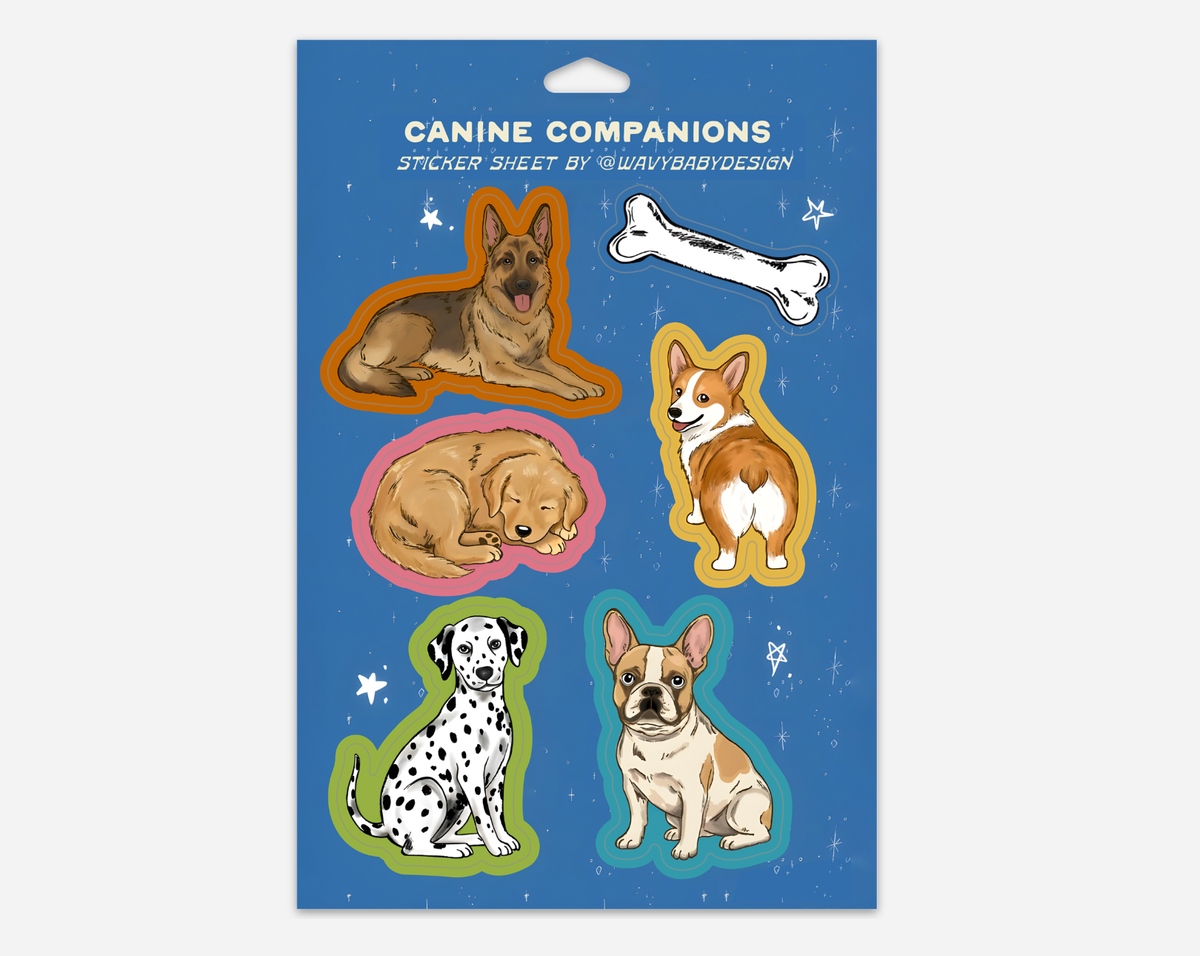 Canine Companions - Sticker Sheet