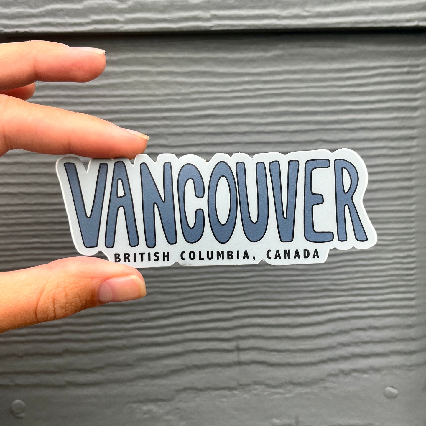 Vancouver Text - BLUE